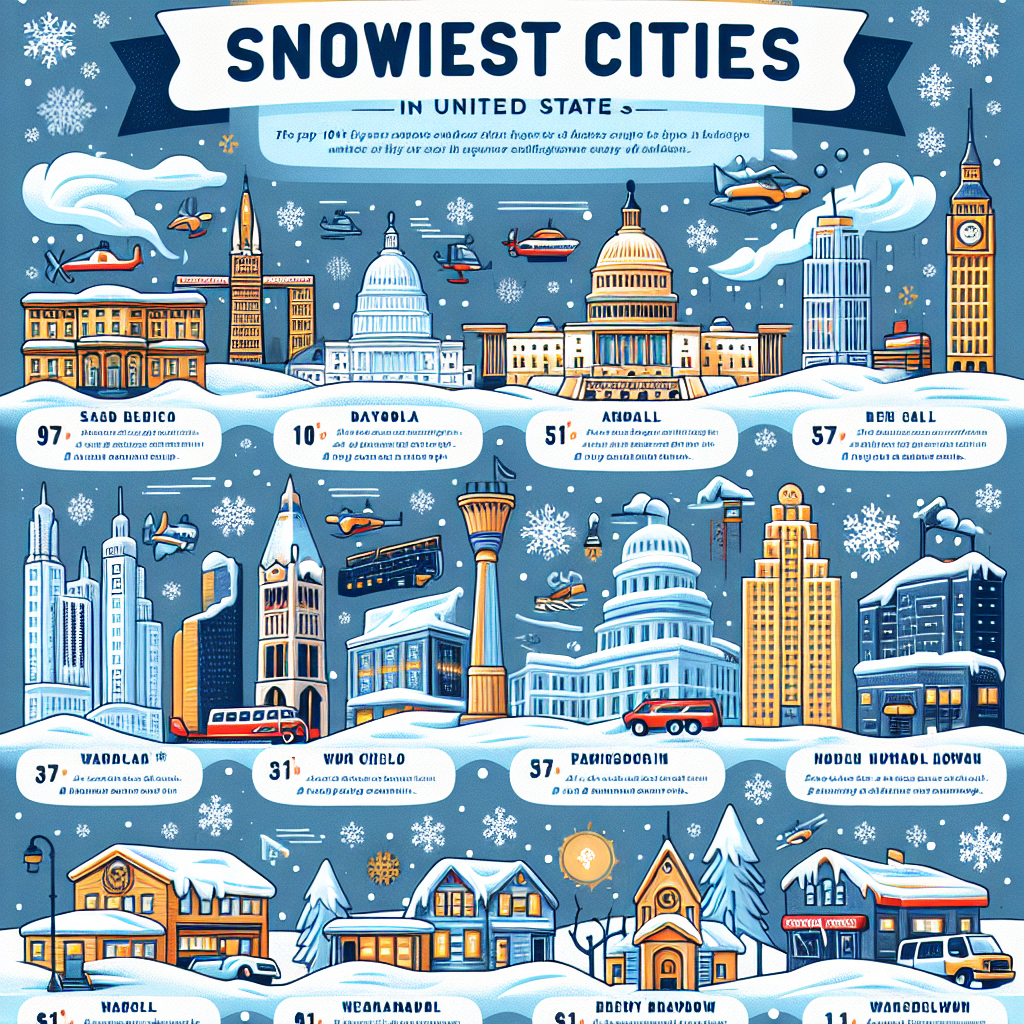 Top 10 Snowiest Cities in the U.S